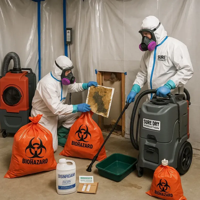 Contaminated Water Handling Protocols process in Corcovado, PR