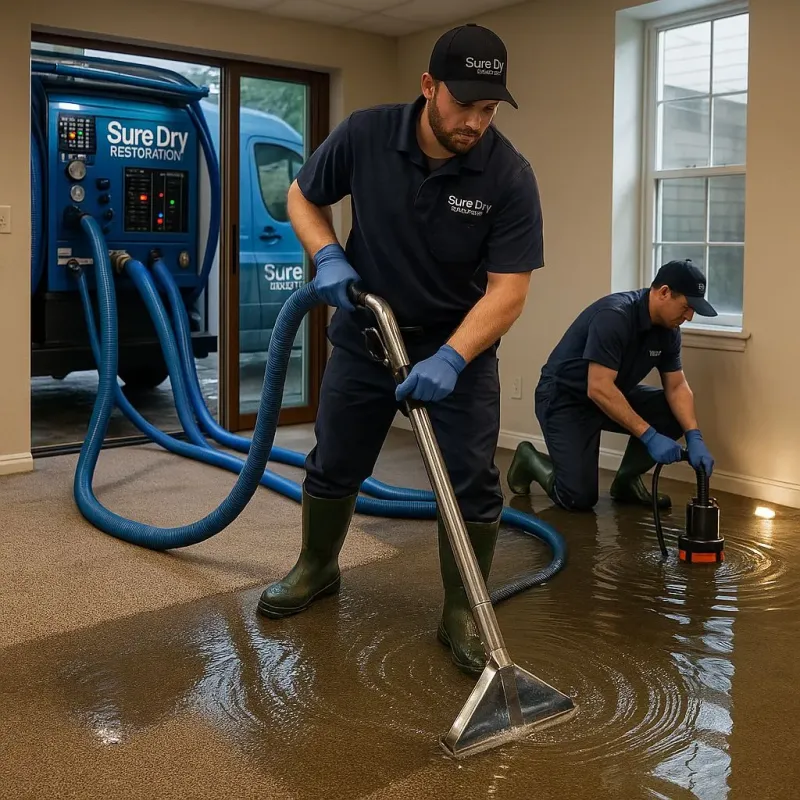 Water Extraction and Removal process in Corcovado, PR